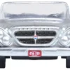 1961 Chrysler 300G Convertible Sheffield Silver Metallic 1/87 (HO) Scale Diecast Model Car by Oxford Diecast