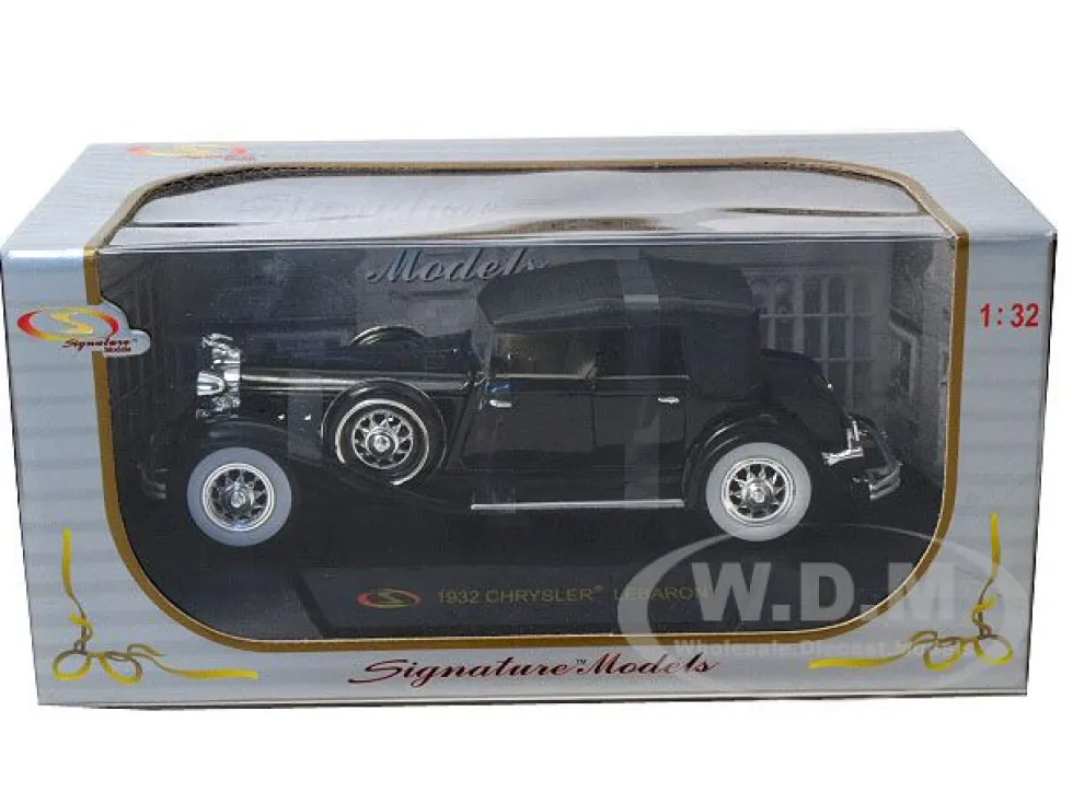 1932 Chrysler Lebaron Black 1/32 Diecast Car Model Signature Models 32316