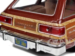 1979 Chrysler Lebaron Town and Country Burgundy 1/24 Diecast Model Car Motormax 73331