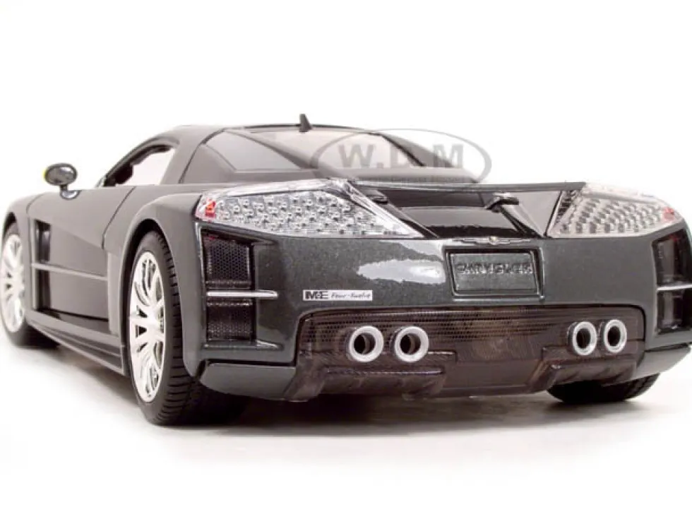 Chrysler Me Four Twelve Concept Car Grey 1/18 Diecast Model Car Motormax 73138