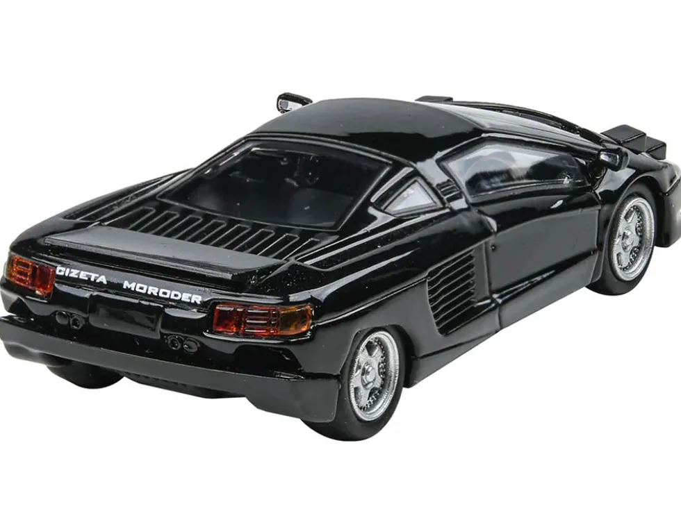 1991 Cizeta V16T Black 1/64 Diecast Model Car Paragon Models PA-55505
