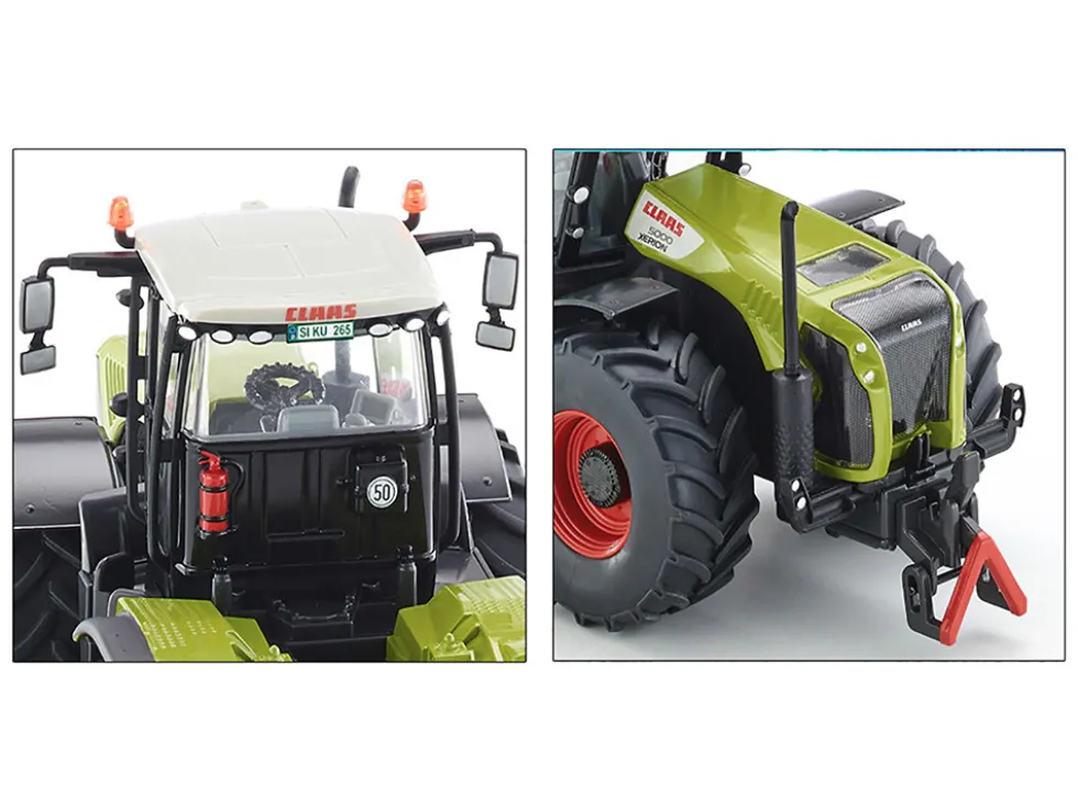 Claas 5000 Xerion Tractor Green with Gray Top 1/32 Diecast Model Siku SK3271