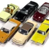 Classic Gold Collection 2025 Release 1 Set B of 6 Cars 1/64 Diecast Model Cars by Johnny Lightning