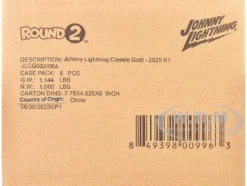 Classic Gold Collection 2025 Release 1 Set A of 6 Cars 1/64 Diecast Model Cars by Johnny Lightning
