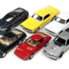 Classic Gold Collection 2022 Set B 6 Cars Release 2 1/64 Diecast Model Cars Johnny Lightning JLCG029B