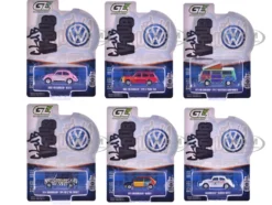 Club Vee-Dub Series 21 Set of 6 pieces 1/64 Diecast Model Cars by Greenlight