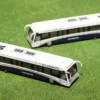 Cobus 3000 Passenger Bus White and Blue US Airways Shuttle Bus 2 Piece Set Gemini 200 Series Diecast Models GeminiJets G2USA573
