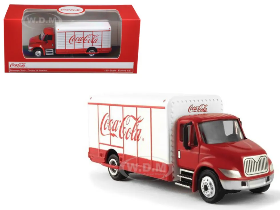 Coca Cola Beverage Truck 1/87 Diecast Model Motor City Classics 870001
