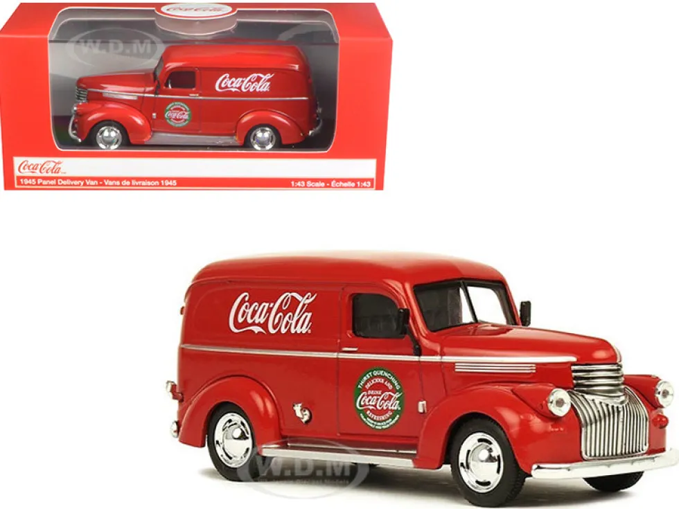 1945 Coca Cola Panel Delivery Van 1/43 Diecast Model Car Motor City Classics 443045