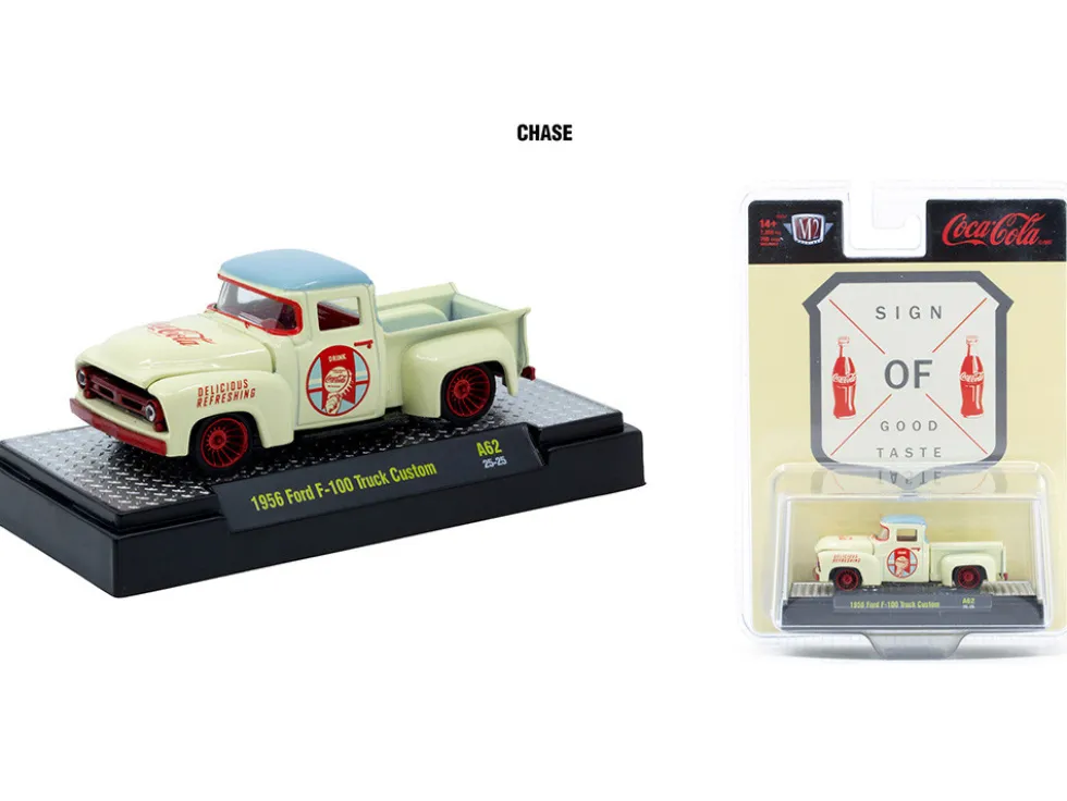 Coca-Cola Set of 3 pieces Release 62 Limited Edition to 8000 pieces Worldwide 1/64 Diecast Model Cars by M2 Machines