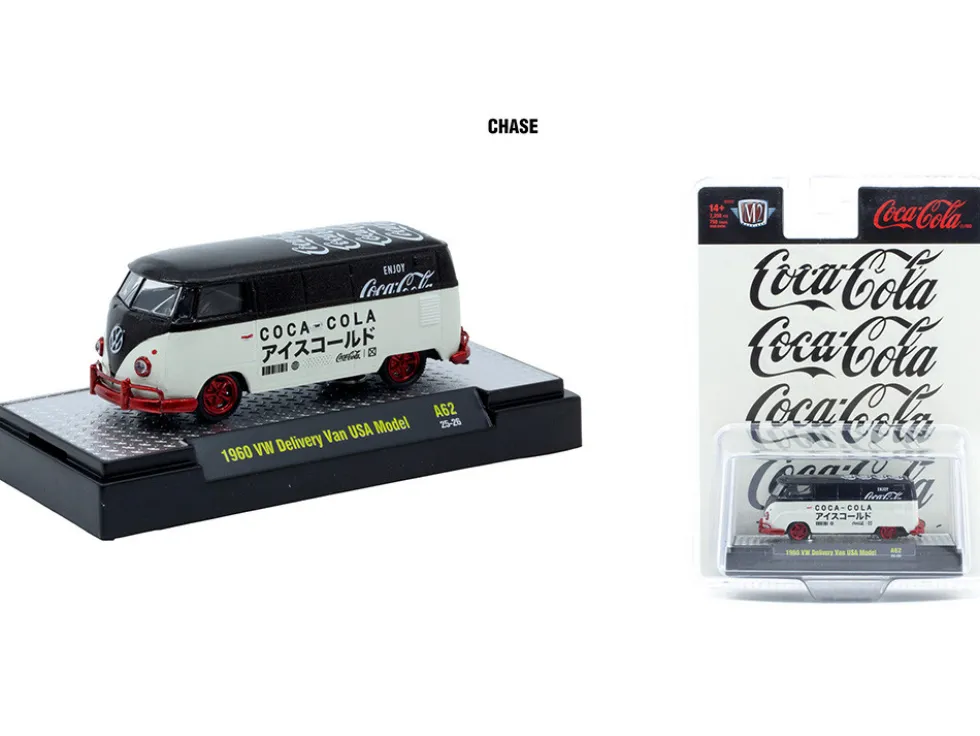Coca-Cola Set of 3 pieces Release 62 Limited Edition to 8000 pieces Worldwide 1/64 Diecast Model Cars by M2 Machines
