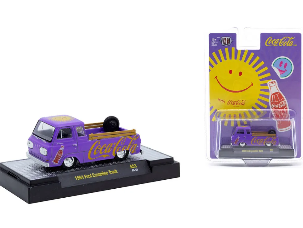 Coca-Cola Set of 3 pieces Release 53 Limited Edition to 10000 pieces Worldwide 1/64 Diecast Model Cars by M2 Machines