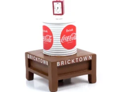 Coca-Cola Water Tower with Light Bricktown 1/87 HO Scale Models Classic Metal Works TC115