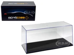 Collectible Display Show Case for 1/18 1/24 Models with Black Base 14003