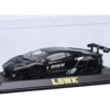 Collectible Display Show Case with Black Plastic Base and Gold "LBWK" Logo for 1/18-1/24 Scale Model Cars by Autoart