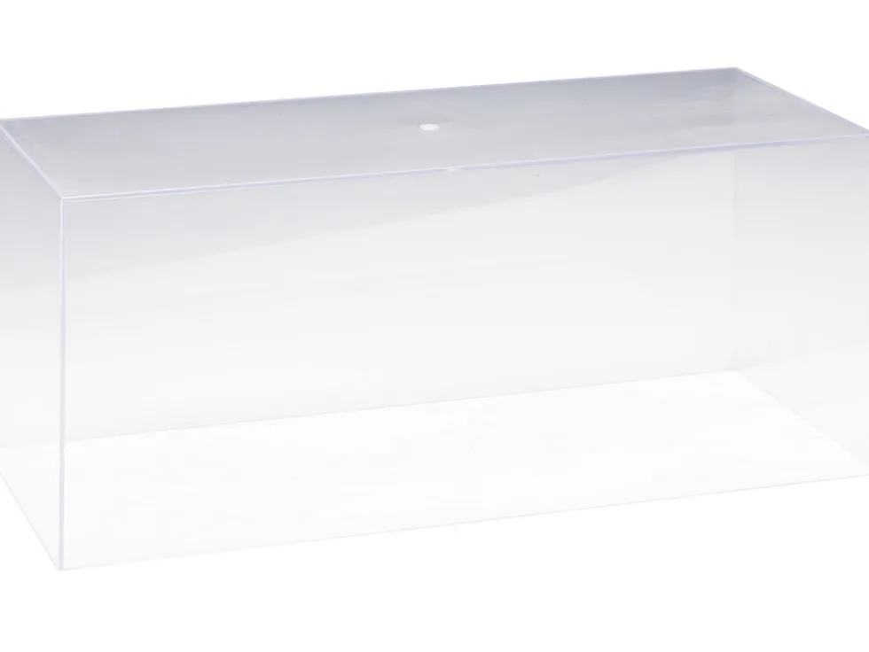 Collectible Display Show Case for 1/18 1/24 Scale Model Cars Black Plastic Base Autoart 90001
