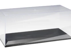 Collectible Display Show Case for 1/18 1/24 Scale Model Cars Black Plastic Base Autoart 90001