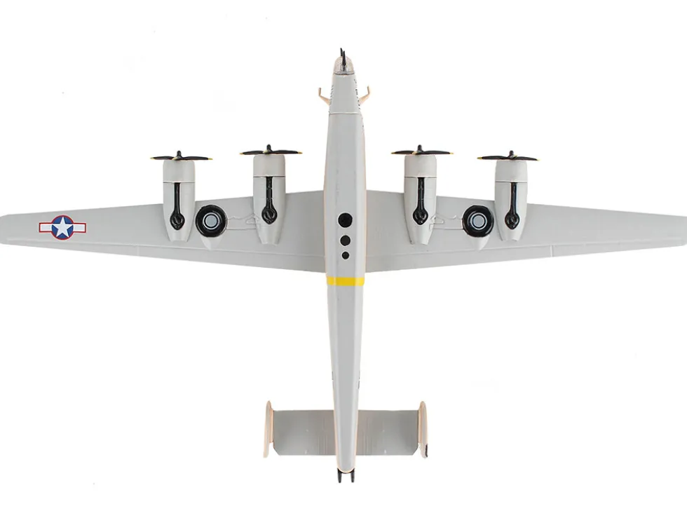 Consolidated B 24D Liberator Bomber Aircraft Strawberry Bitch 376th Heavy Bombardment North Africa United States Army Air Forces 1/163 Diecast Model Airplane Postage Stamp PS5557-5