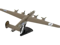 Consolidated B-24 Liberator Bomber Aircraft "Male Call, 707th Bomb Squadron, 446th Bomb Group" United States Army Air Forces 1/163 Diecast Model Airplane by Postage Stamp