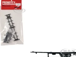 Container Chassis for 2-Axle 40ft Trailer 1/87 (HO) Plastic Model by Promotex