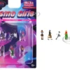 Cosmo Girls 6 piece Diecast Figure Set (6 Figures) Limited Edition for 1/64 Scale Models by American Diorama