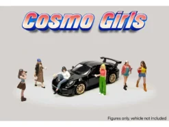 Cosmo Girls 6 piece Diecast Figure Set (6 Figures) Limited Edition for 1/64 Scale Models by American Diorama
