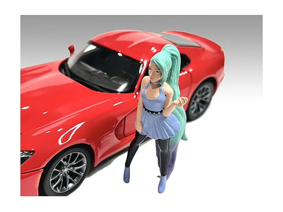 Cosplay Girls Figure 4 for 1/24 Scale Models American Diorama 24304