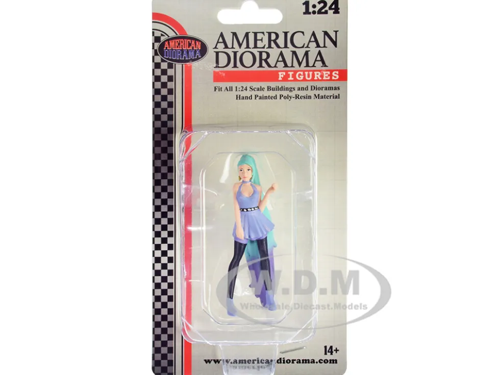 Cosplay Girls Figure 4 for 1/24 Scale Models American Diorama 24304
