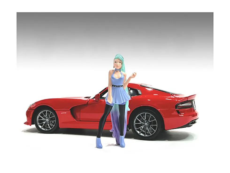 Cosplay Girls Figure 4 for 1/24 Scale Models American Diorama 24304