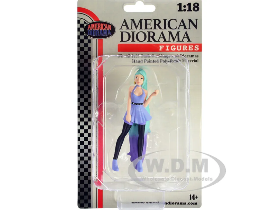 Cosplay Girls Figure 4 for 1/18 Scale Models American Diorama 18304