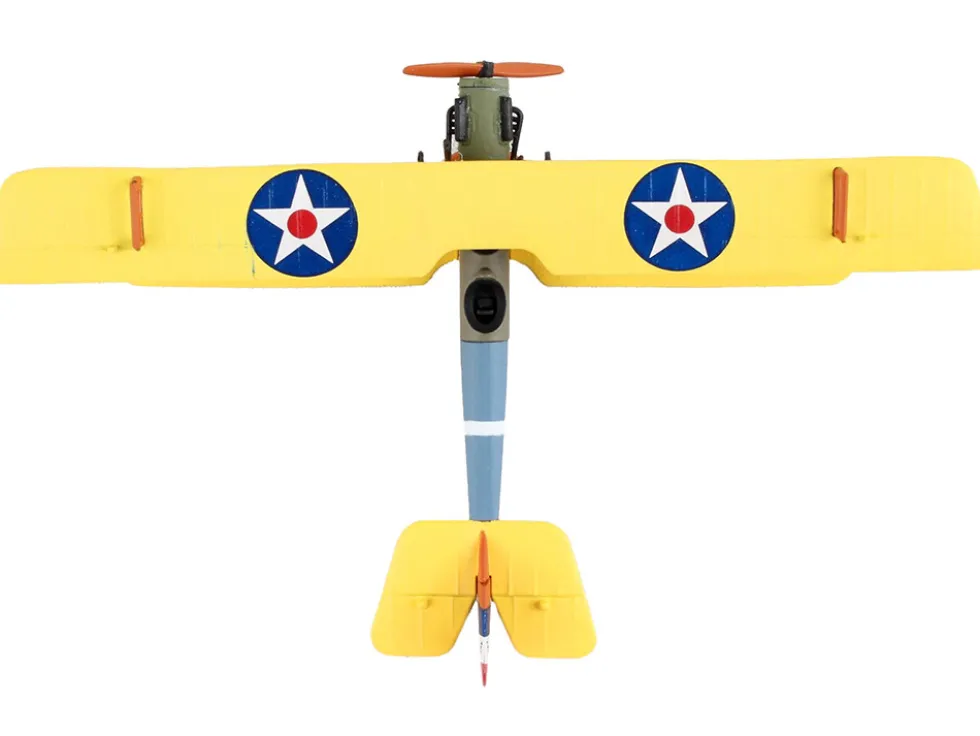 Curtiss JN4 Jenny Biplane Aircraft United States Army Air Service 1/100 Diecast Model Airplane Postage Stamp PS5810-2