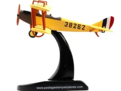 Curtiss JN4 Jenny Biplane Aircraft US Air Mail Service United States Army 1/100 Diecast Model Airplane Postage Stamp PS5810-1