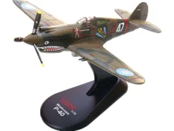 Curtiss P-40B/C Warhawk Fighter Aircraft "White 47, Robert T. Smith, 3rd Squadron, Hell's Angels, Chinese Air Force, Burma" (1942) 1st American Volunteer Group 1/72 Diecast Model Airplane by Legion