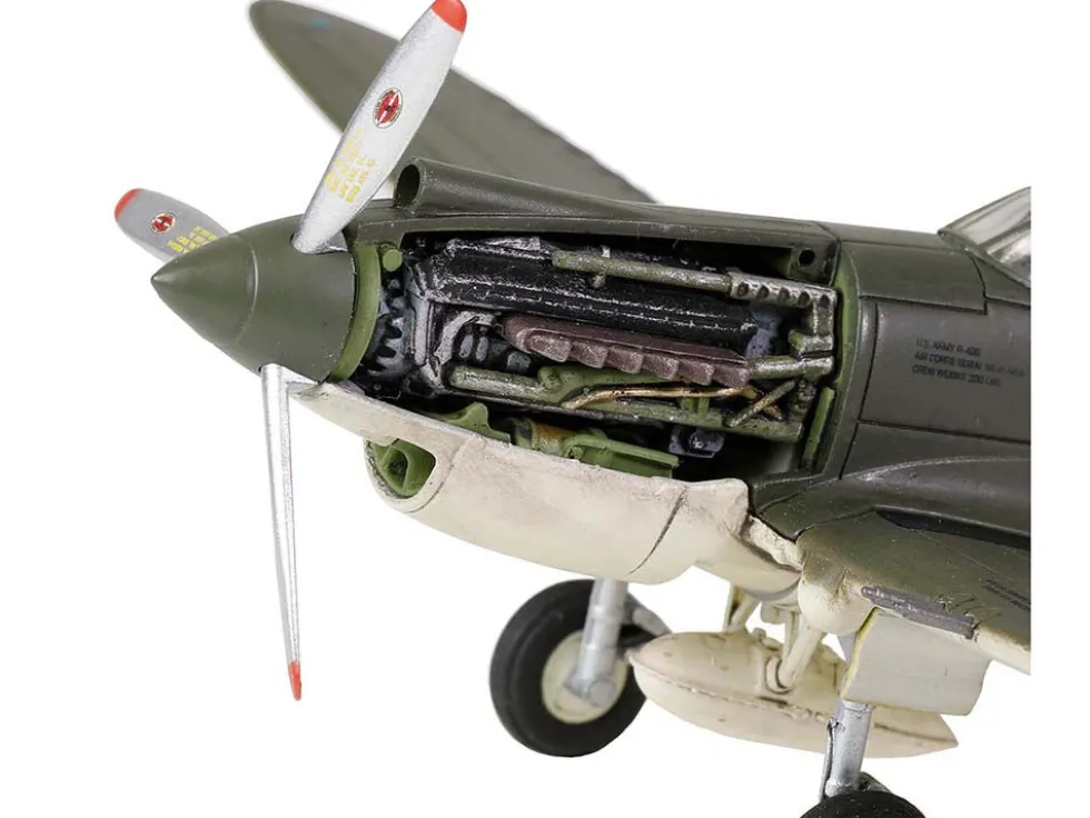 Curtiss P-40B HAWK 81A-2 P-8127 Aircraft Fighter 47th Pursuit Squadron 15th Pursuit Group Serial 316/15P Hawaiian Islands Pearl Habor 7 December 1941 WW2 Aircrafts Series 1/72 Diecast Model Forces of Valor FOV-812060D