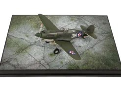 Curtiss P-40B HAWK 81A-2 P-8127 Aircraft Fighter 47th Pursuit Squadron 15th Pursuit Group Serial 316/15P Hawaiian Islands Pearl Habor 7 December 1941 WW2 Aircrafts Series 1/72 Diecast Model Forces of Valor FOV-812060D