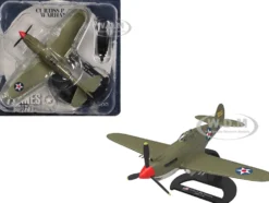 Curtiss P-40B Warhawk Aircraft "Hawaii" (1945) United States Army Air Forces "Planes of World War II" Series 1/72 Diecast Model Airplane by Luppa