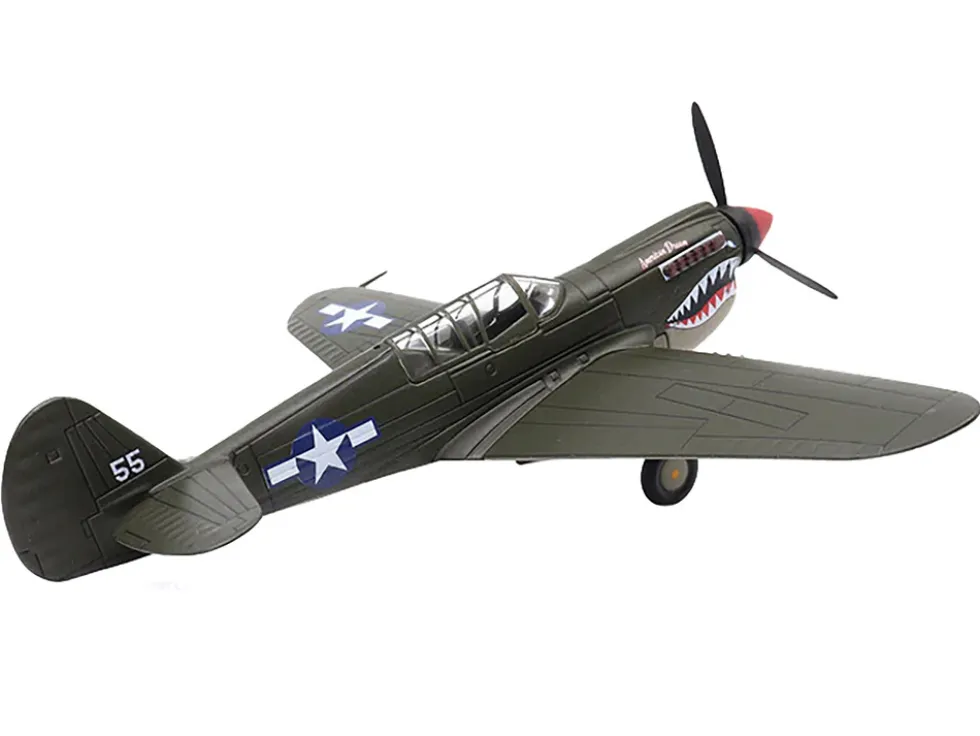 Curtiss P-40N Warhawk Fighter Aircraft "American Dream, National Warplane Museum" United States Army Air Forces 1/72 Diecast Model by Militaria Die Cast