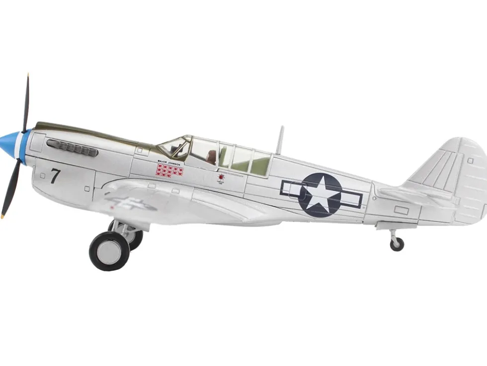 Curtiss P-40N Warhawk Fighter-Bomber Aircraft "Major Gerald Johnson, 49th Fighter Group, Philippines" (1944) United States Army Air Forces "Air Power Series" 1/72 Diecast Model by Hobby Master