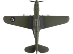 Curtiss P 40 Warhawk Fighter Aircraft #160 Pilot George S Welch United States Army Air Force Attack on Pearl Harbor 1941 1/90 Diecast Model Airplane Postage Stamp PS5354-2