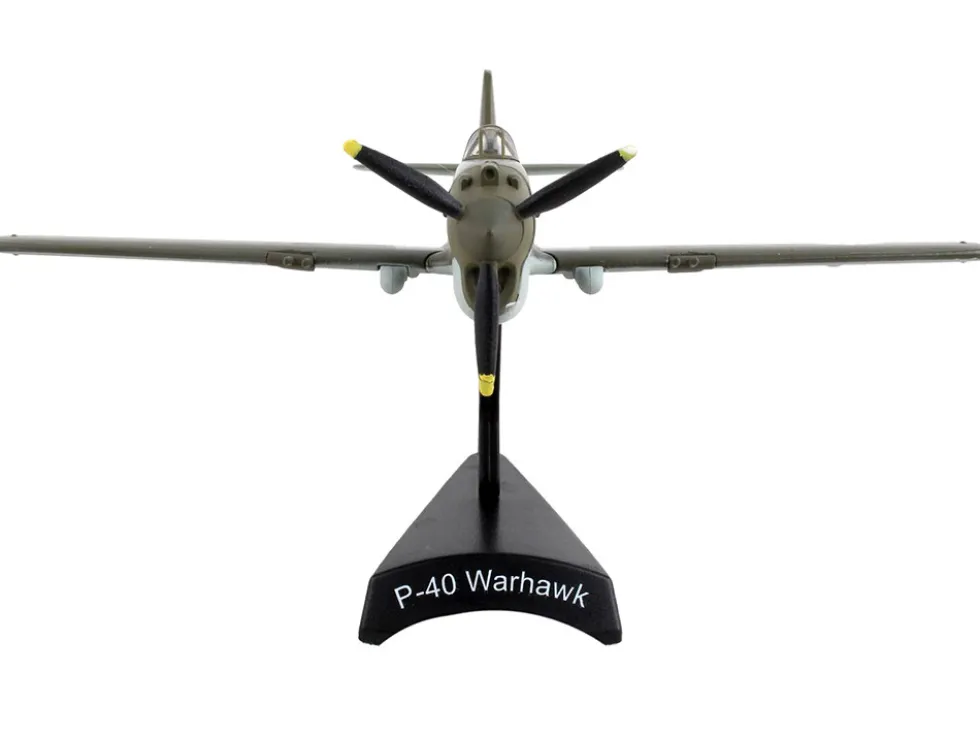 Curtiss P 40 Warhawk Fighter Aircraft #160 Pilot George S Welch United States Army Air Force Attack on Pearl Harbor 1941 1/90 Diecast Model Airplane Postage Stamp PS5354-2