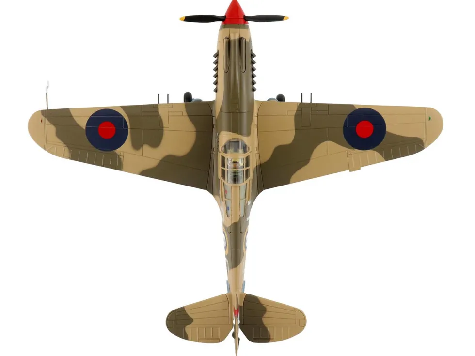 Curtiss P-40 Warhawk Tomahawk Mk IIB Aircraft "LD-C, Clive Caldwell, No. 250 Squadron, North Africa" (1942) British Royal Air Force "Air Power Series" 1/48 Diecast Model by Hobby Master
