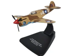 Curtiss Warhawk P-40E Fighter Aircraft "Miss Memphis, 85th Fighter Squadron, 79th Fighter Group, North Africa" (1943) United States Army Air Forces "Oxford Aviation" Series 1/72 Diecast Model Airplane by Oxford Diecast