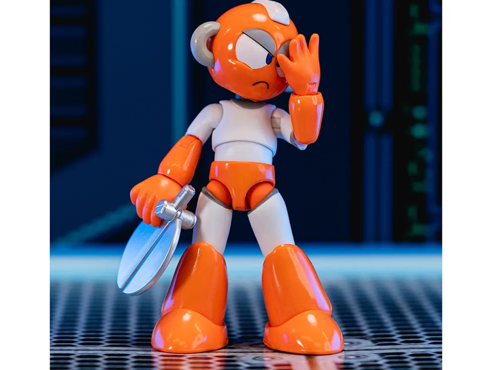 Cut Man 4.5" Moveable Figure with Accessories and Alternate Head and Hands "Mega Man" (1987) Video Game Model by Jada