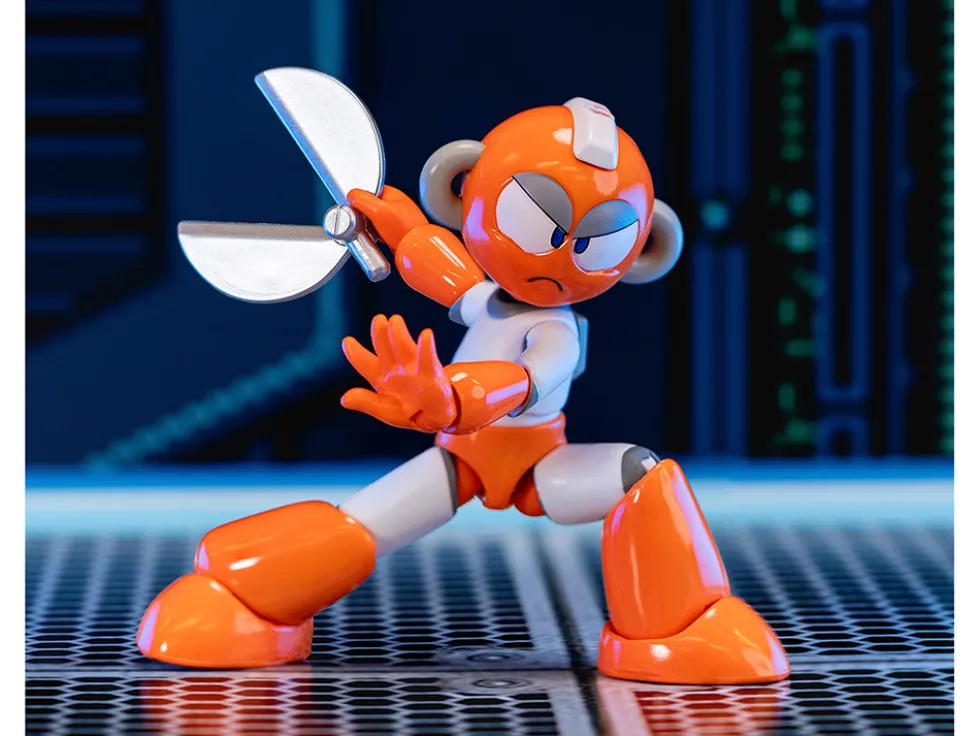 Cut Man 4.5" Moveable Figure with Accessories and Alternate Head and Hands "Mega Man" (1987) Video Game Model by Jada