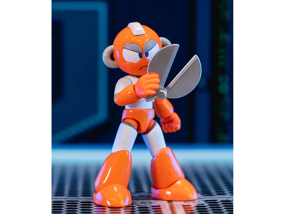 Cut Man 4.5" Moveable Figure with Accessories and Alternate Head and Hands "Mega Man" (1987) Video Game Model by Jada