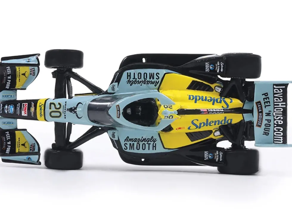 Dallara IndyCar #20 Alexander Rossi "Java House" Ed Carpenter Racing (Road Course Configuration) "NTT IndyCar Series" (2026) 1/64 Diecast Model Car by IXO Models