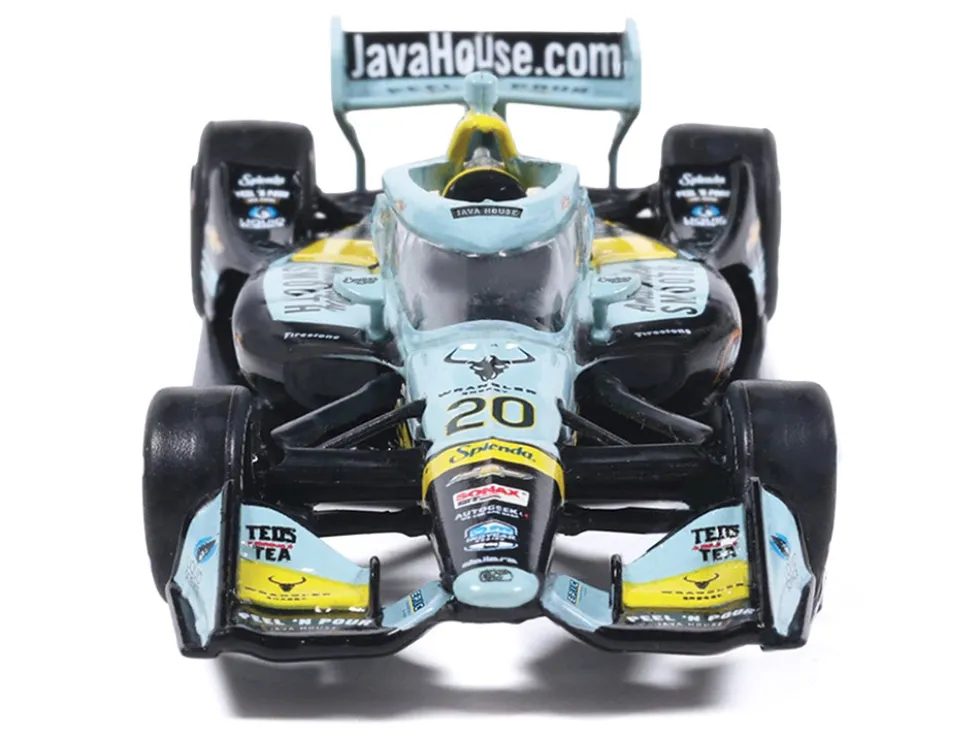 Dallara IndyCar #20 Alexander Rossi "Java House" Ed Carpenter Racing (Road Course Configuration) "NTT IndyCar Series" (2026) 1/64 Diecast Model Car by IXO Models