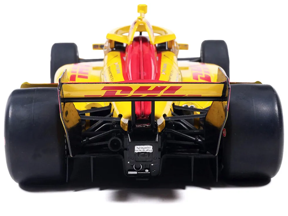 Dallara IndyCar #10 Alex Palou "DHL" Chip Ganassi Racing (Road Course Configuration) "NTT IndyCar Series" (2026) 1/18 Diecast Model Car by IXO Models