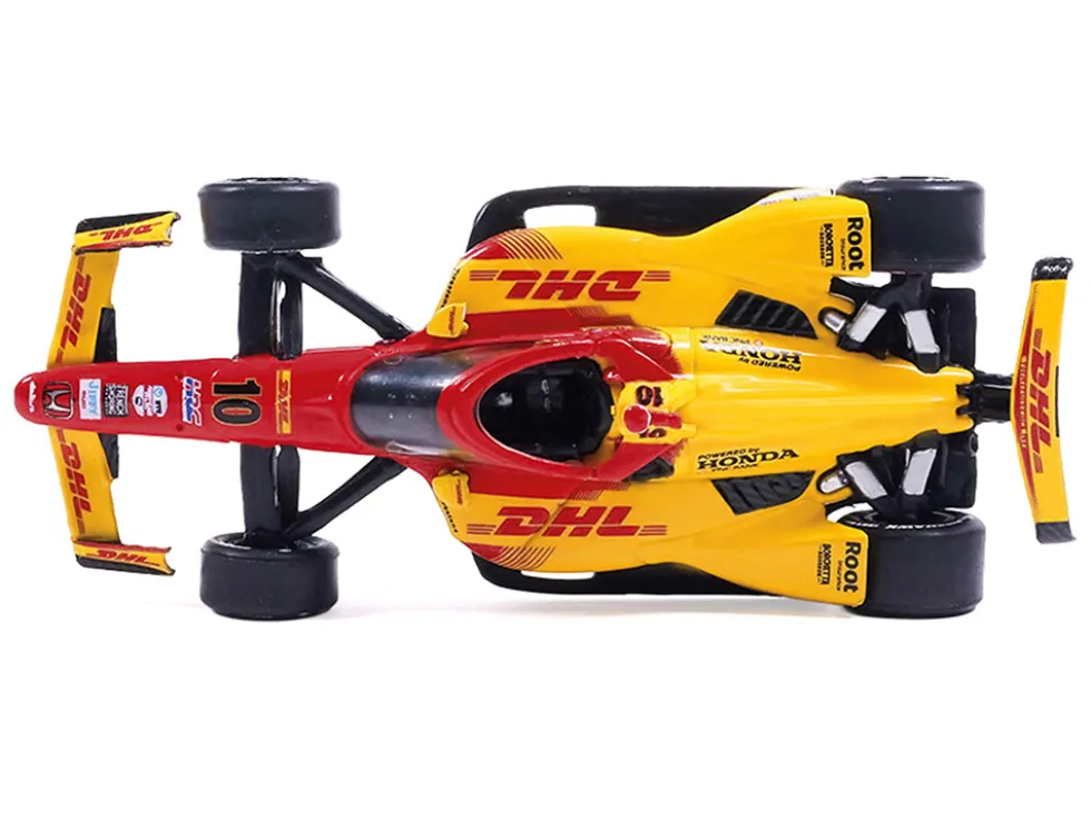 Dallara IndyCar #10 Alex Palou "DHL - Chip Ganassi Racing" Winner "Indianapolis 500" (2025) 1/64 Diecast Model Car by IXO Models