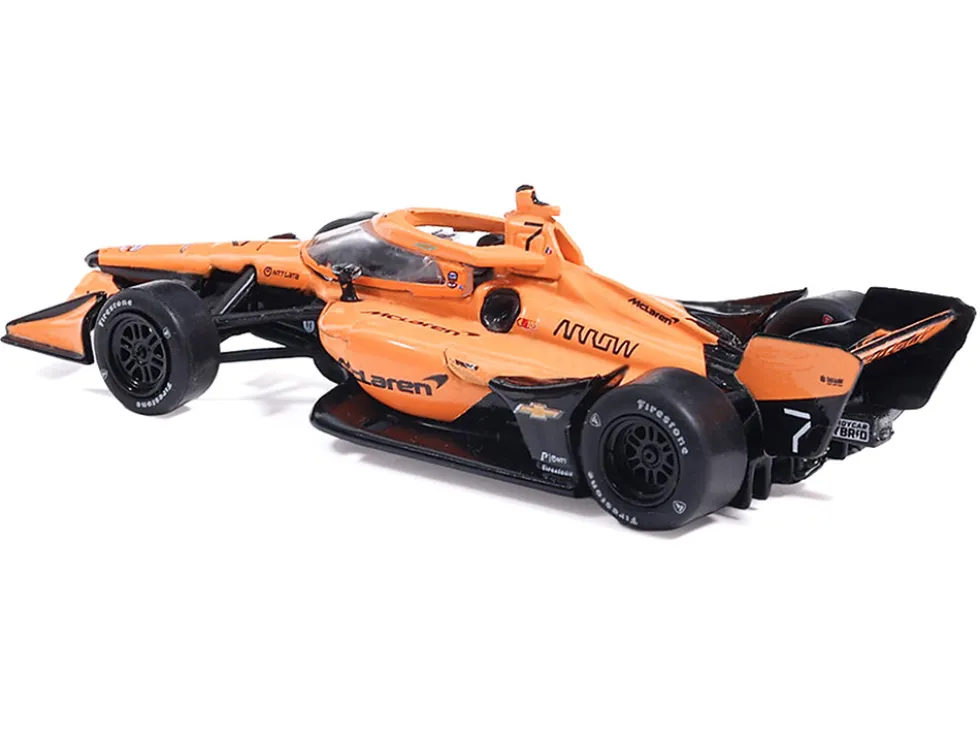 Dallara IndyCar #7 Christian Lundgaard "McLaren" Arrow McLaren IndyCar Team (Road Course Configuration) "NTT IndyCar Series" (2026) 1/64 Diecast Model Car by IXO Models